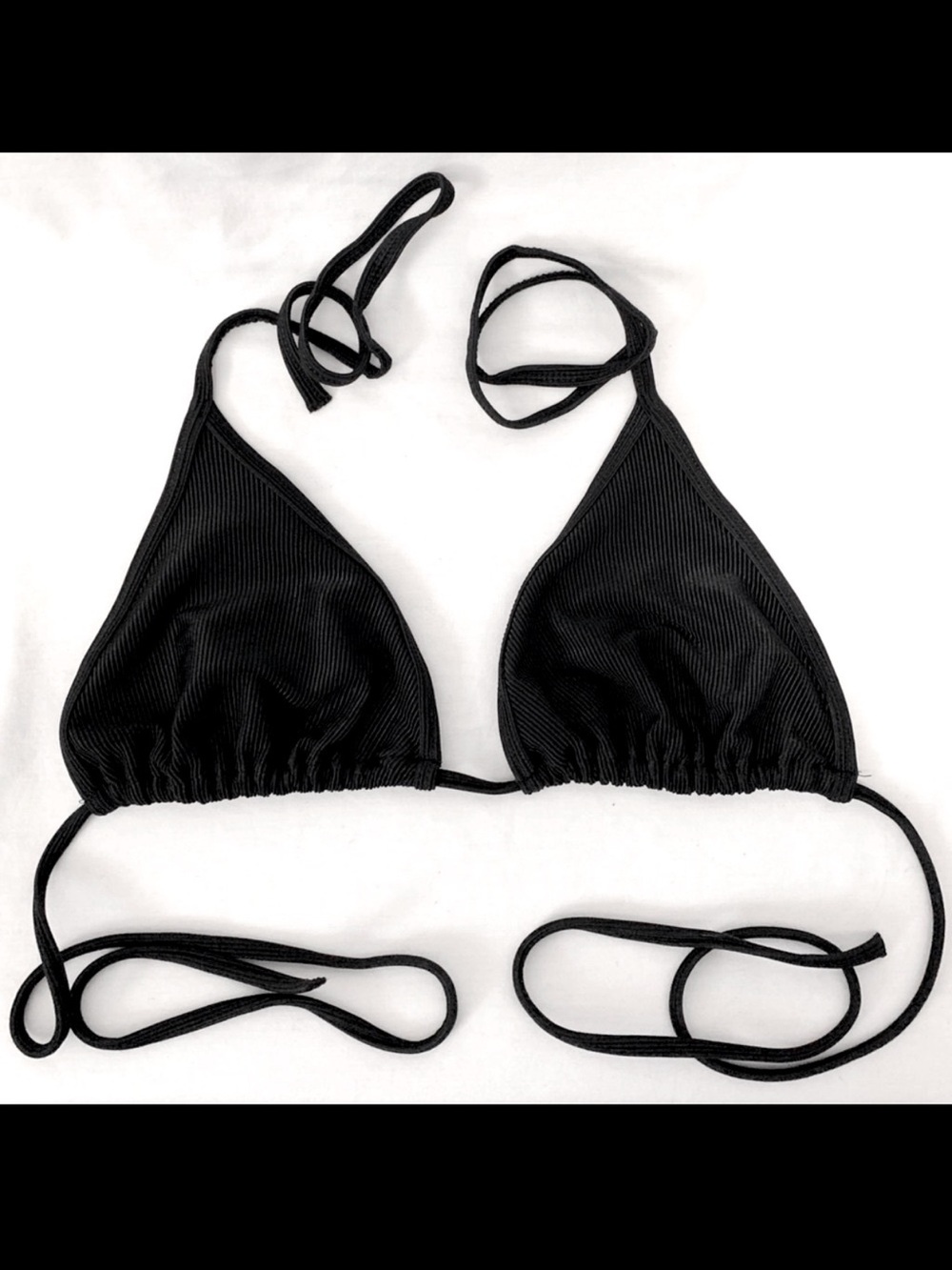 Dobreva Ribbed Bikini Top